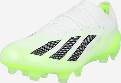 ADIDAS PERFORMANCE Chaussure de foot 'X Crazyfast.1' en citron vert / noir / blanc, Vue avec produit