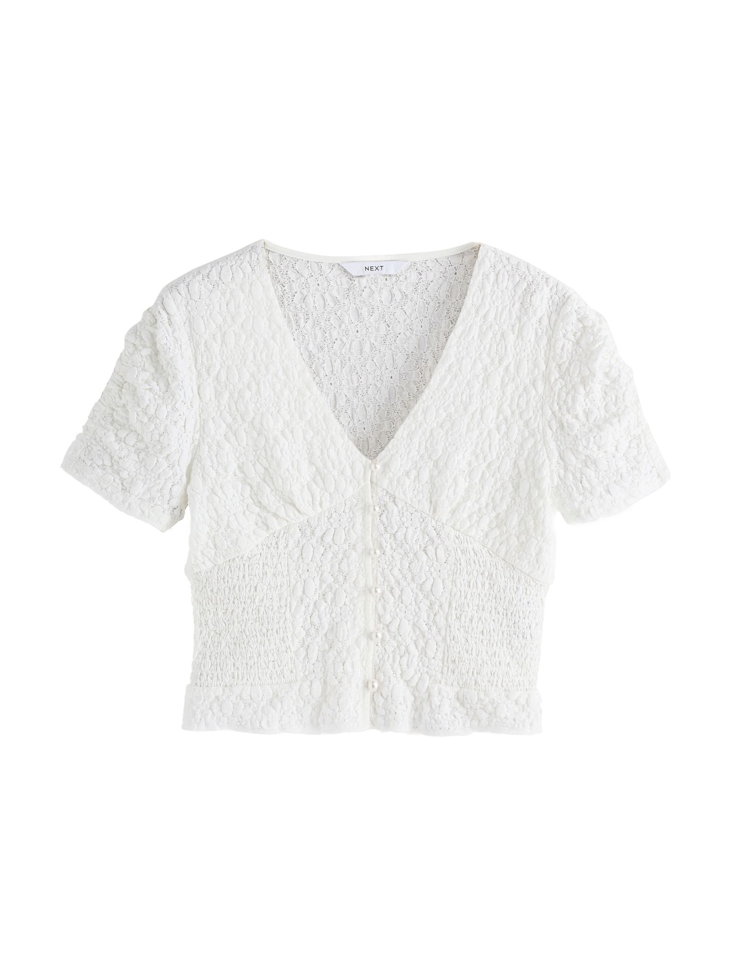 Next Bluse in Weiß: Vorderseite