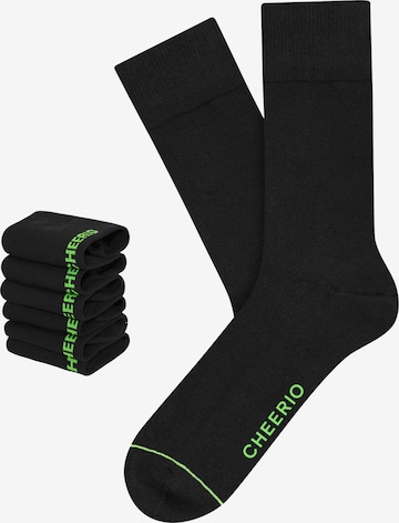 CHEERIO* Ponožky – černá: přední strana