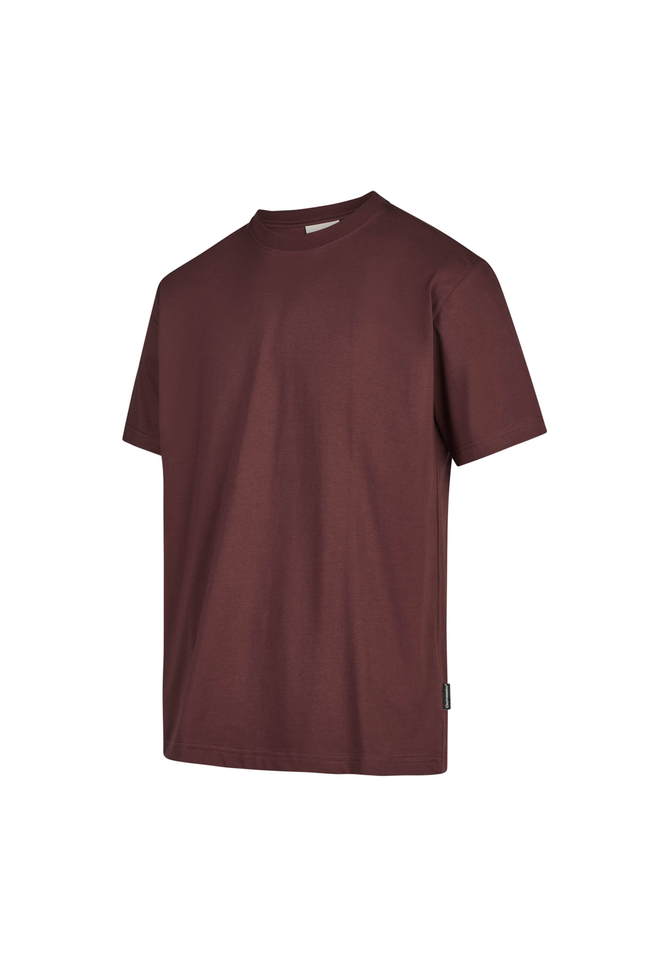 Cleptomanicx Shirt 'Classic Tee Ligull Classic' in Brown