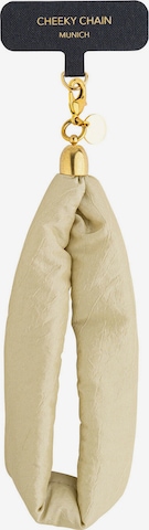 Cheeky Chain Munich Handyanhänger 'Toni' in Beige: Vorderseite
