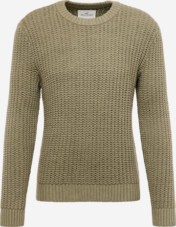 HOLLISTER Sweater in Green: front