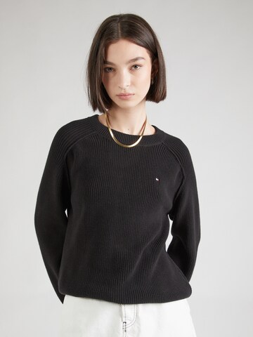 Pullover di TOMMY HILFIGER in nero: frontale