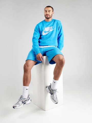 Nike Sportswear Majica 'CLUB' | modra barva