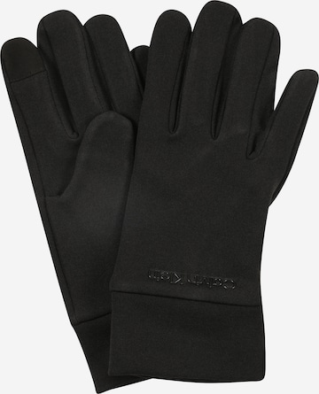 Calvin Klein Full finger gloves in Black: front