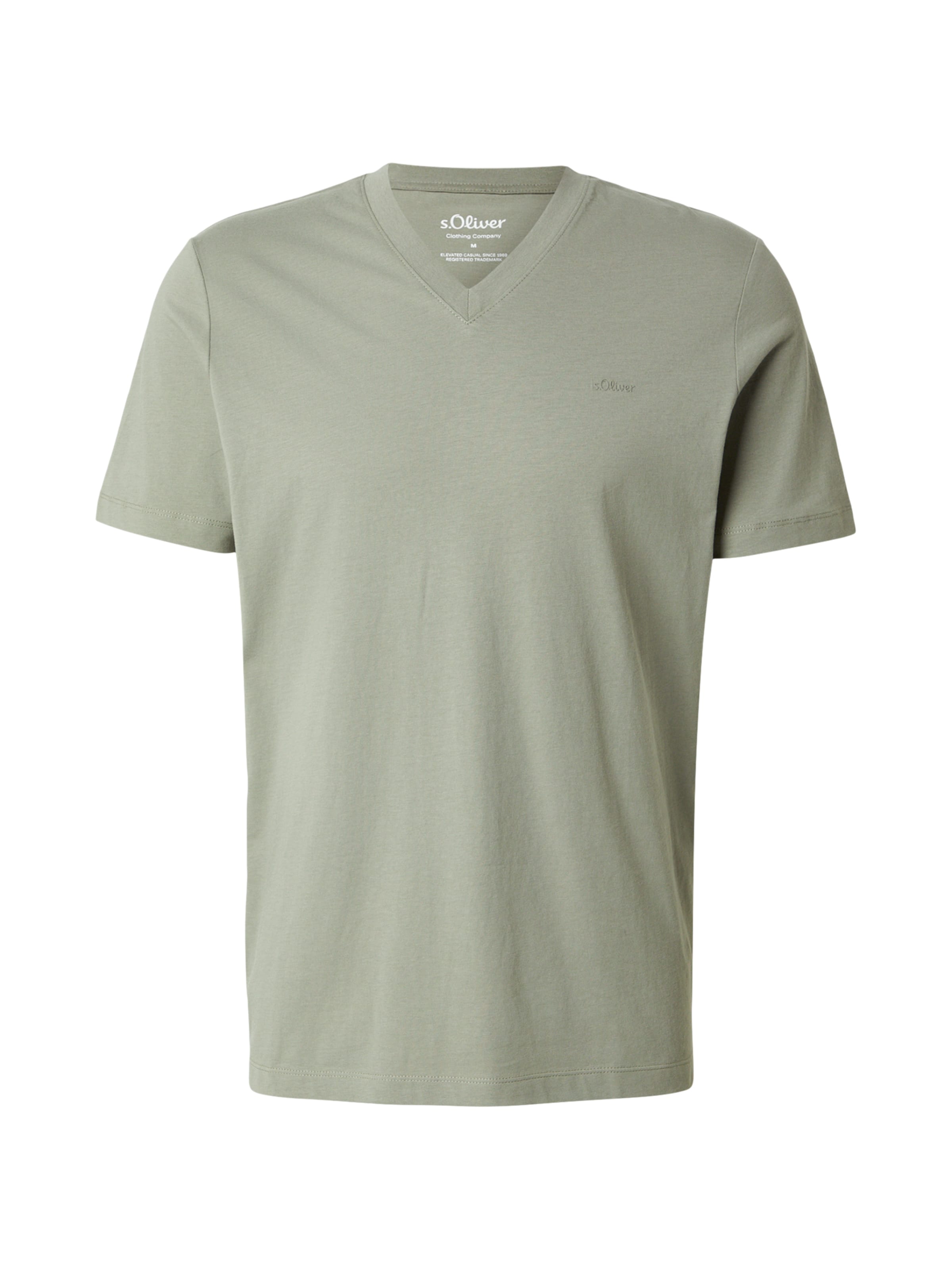 T-Shirt s.Oliver en vert : devant