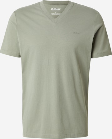 T-Shirt s.Oliver en vert : devant