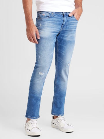 Tommy Jeans Slimfit Jeans 'SCANTON' in Blauw: voorkant