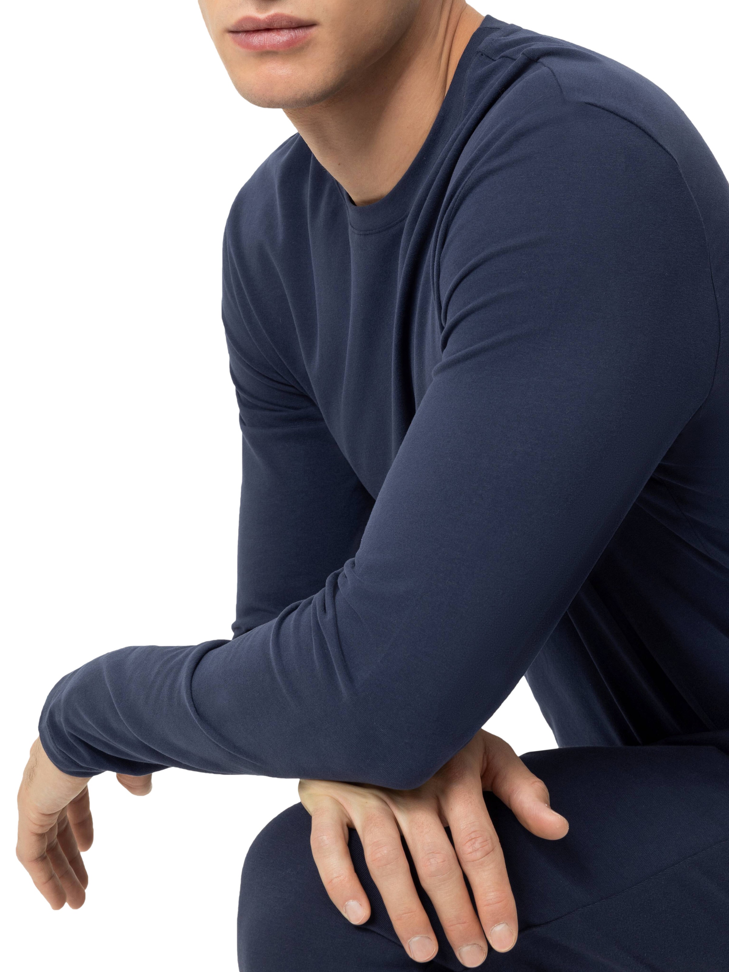 T-Shirt 'Relax Tuned' Mey en bleu