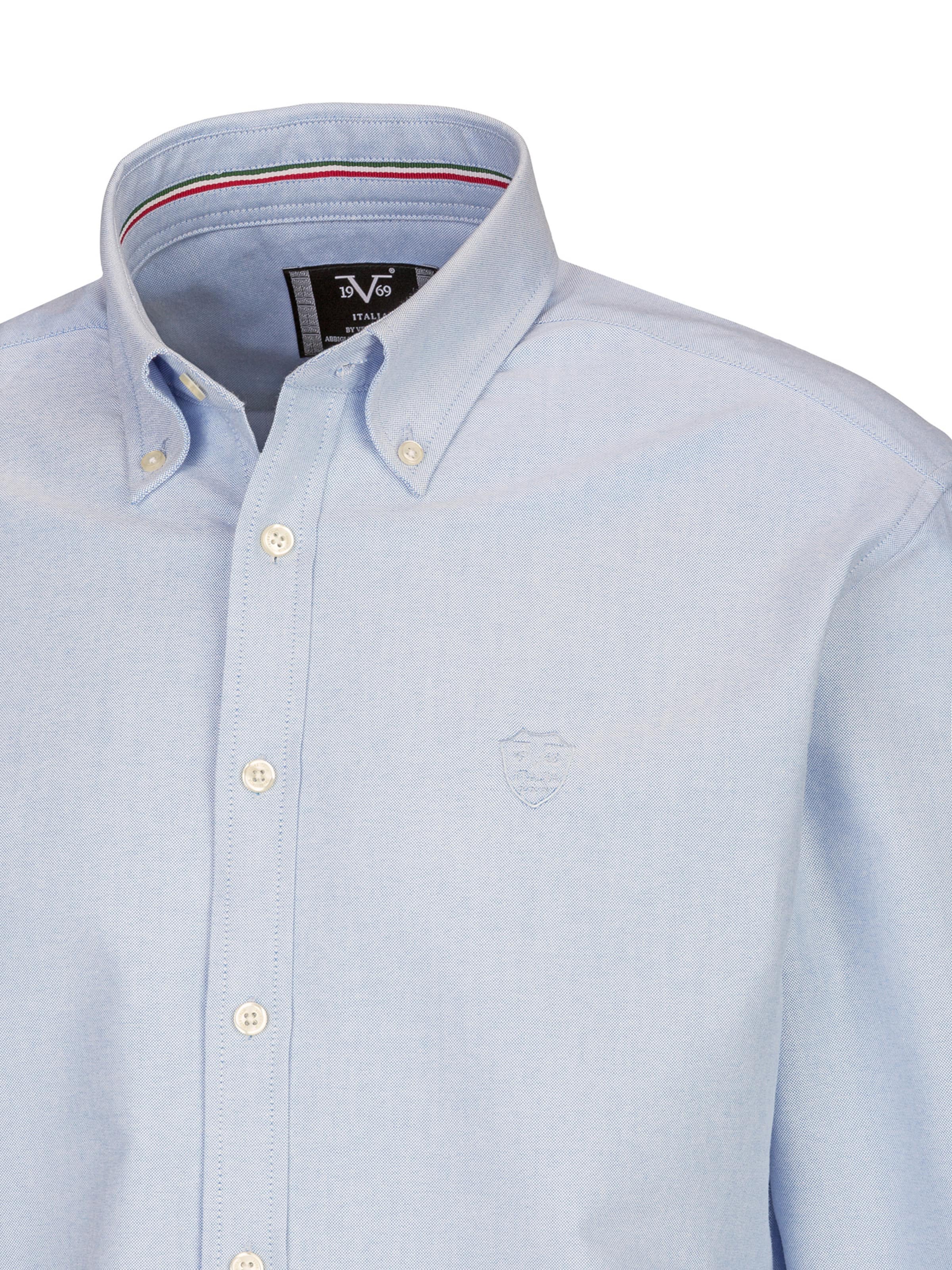 Coupe regular Chemise business 'Rocco' 19V69 ITALIA en bleu