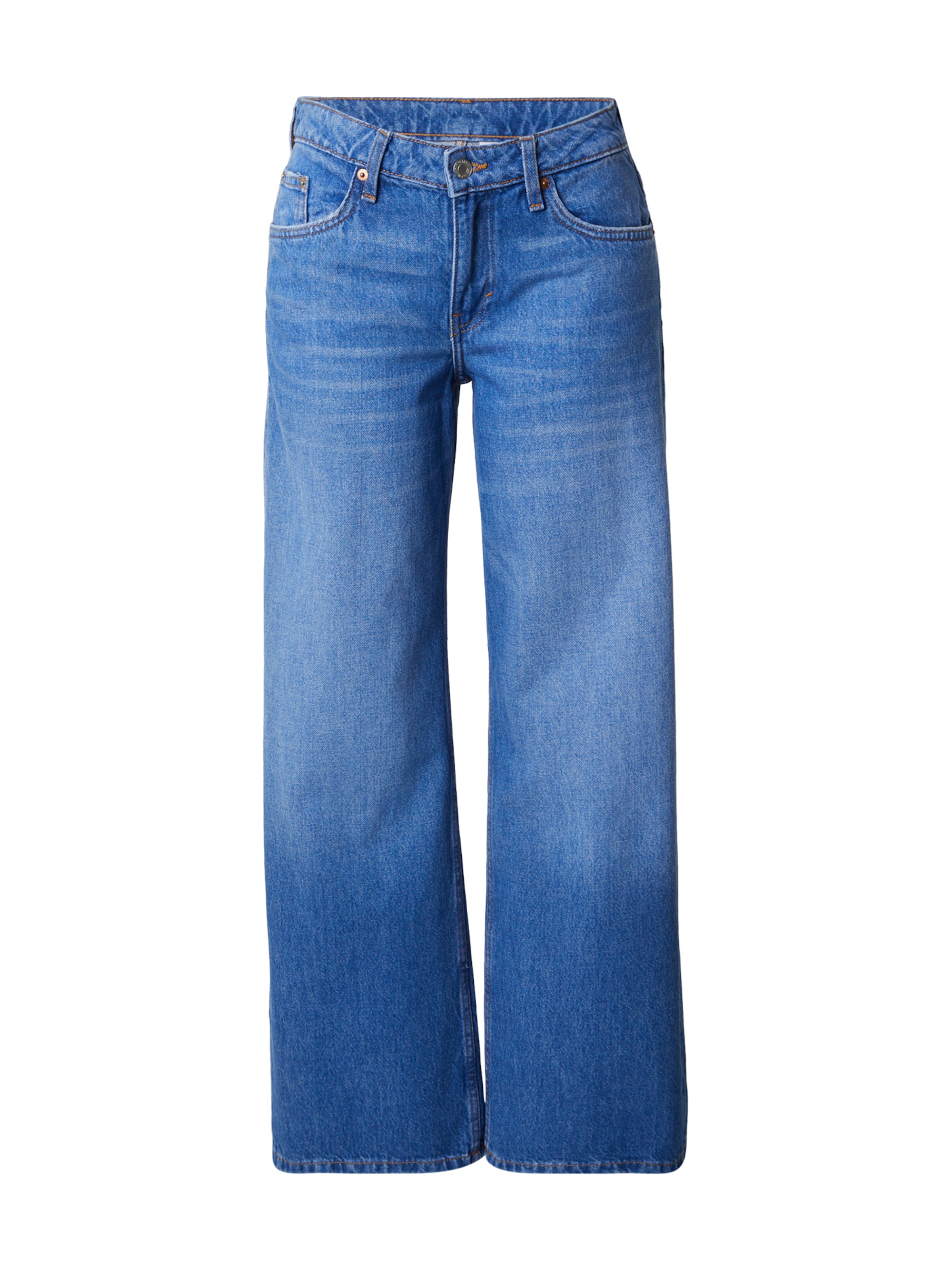 WEEKDAY Wide Leg Jeans 'Imoo' i blå: forside