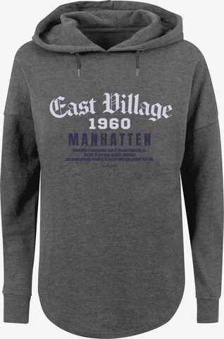 F4NT4STIC Sweatshirt 'THE STREETS OF THE WORLD' in Grey: front