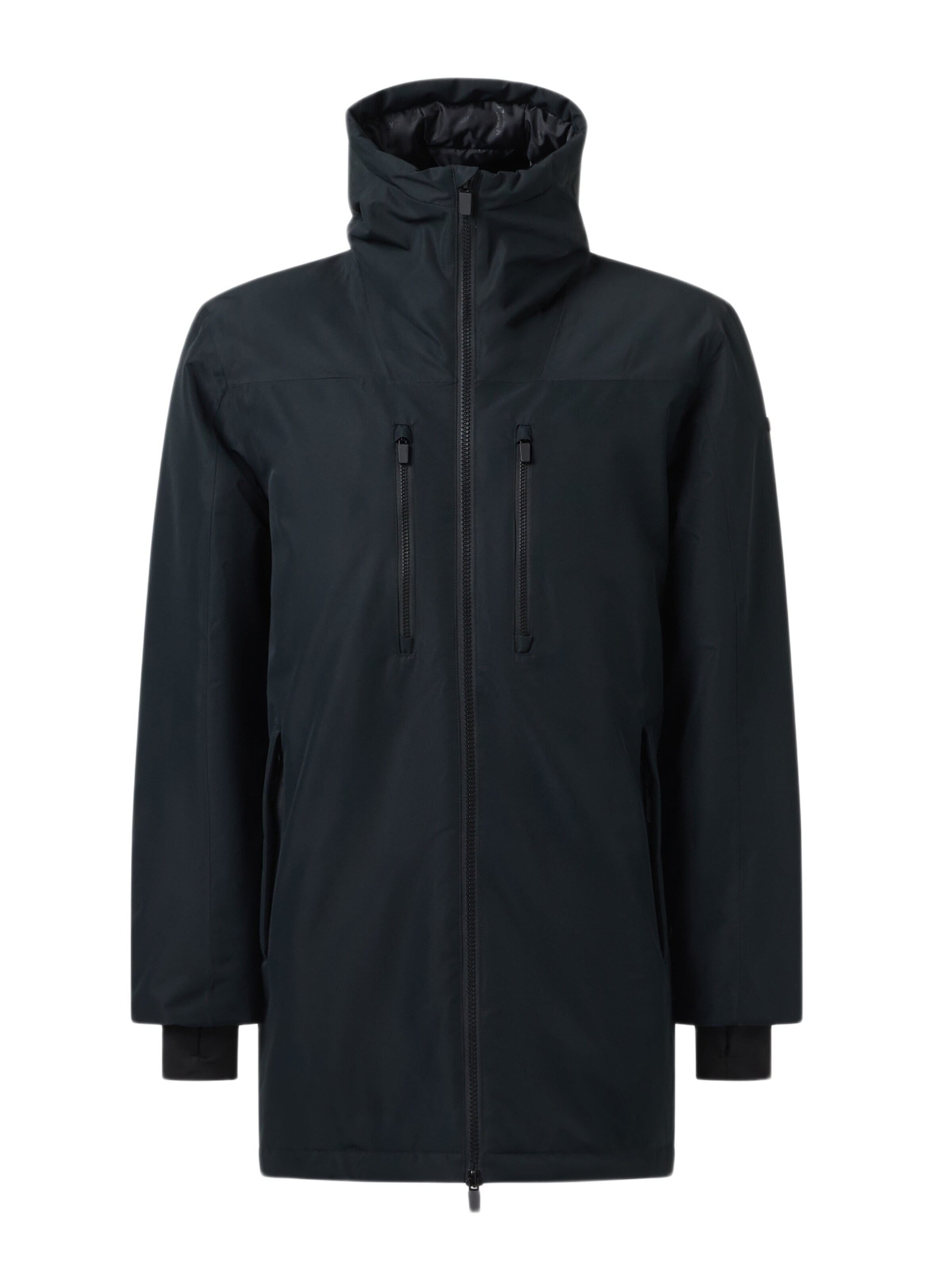 Denim Factory - Parca de entretiempo en negro: frente
