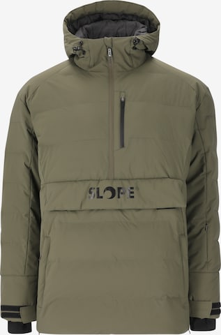 SLOPE Skijacke Thumper in Grün: Vorderseite
