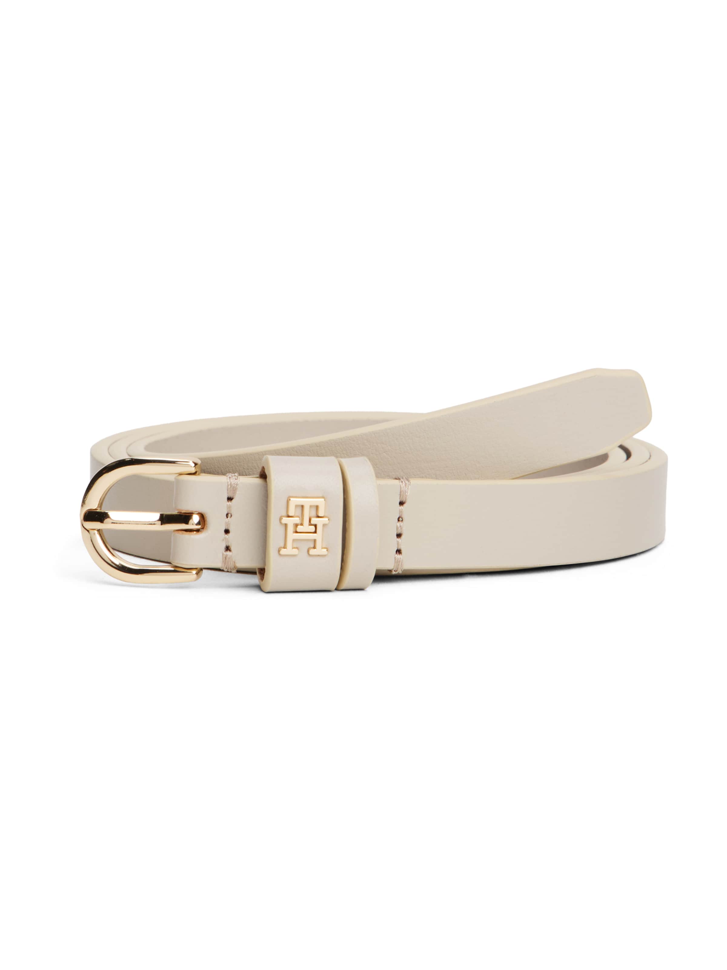 TOMMY HILFIGER Belt 'ESSENTIAL EFFORTLESS' in Beige: front