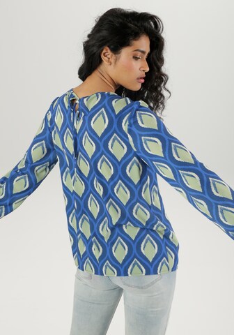 Aniston SELECTED Bluse in Blau