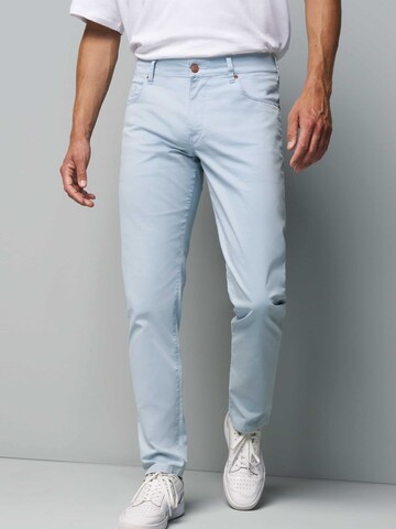 MEYER Slim fit Pants 'M5' in Blue