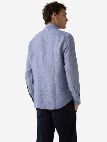 BOGNER Regular fit Button Up Shirt 'Timi' in Blue