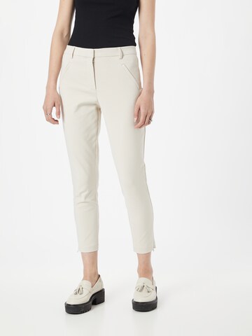 Regular Pantalon chino 'Anglie' FIVEUNITS en gris : devant