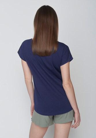 GREENBOMB Shirt 'Nature Windsurf' in Blue