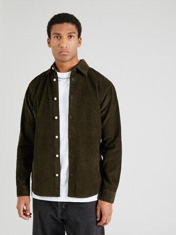 JACK & JONES Comfort fit Srajca | zelena barva: sprednja stran