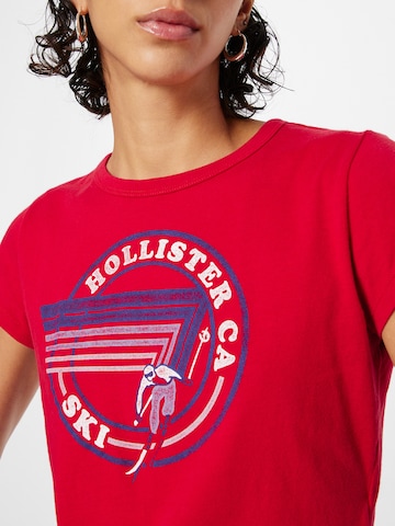 T-shirt HOLLISTER en rouge