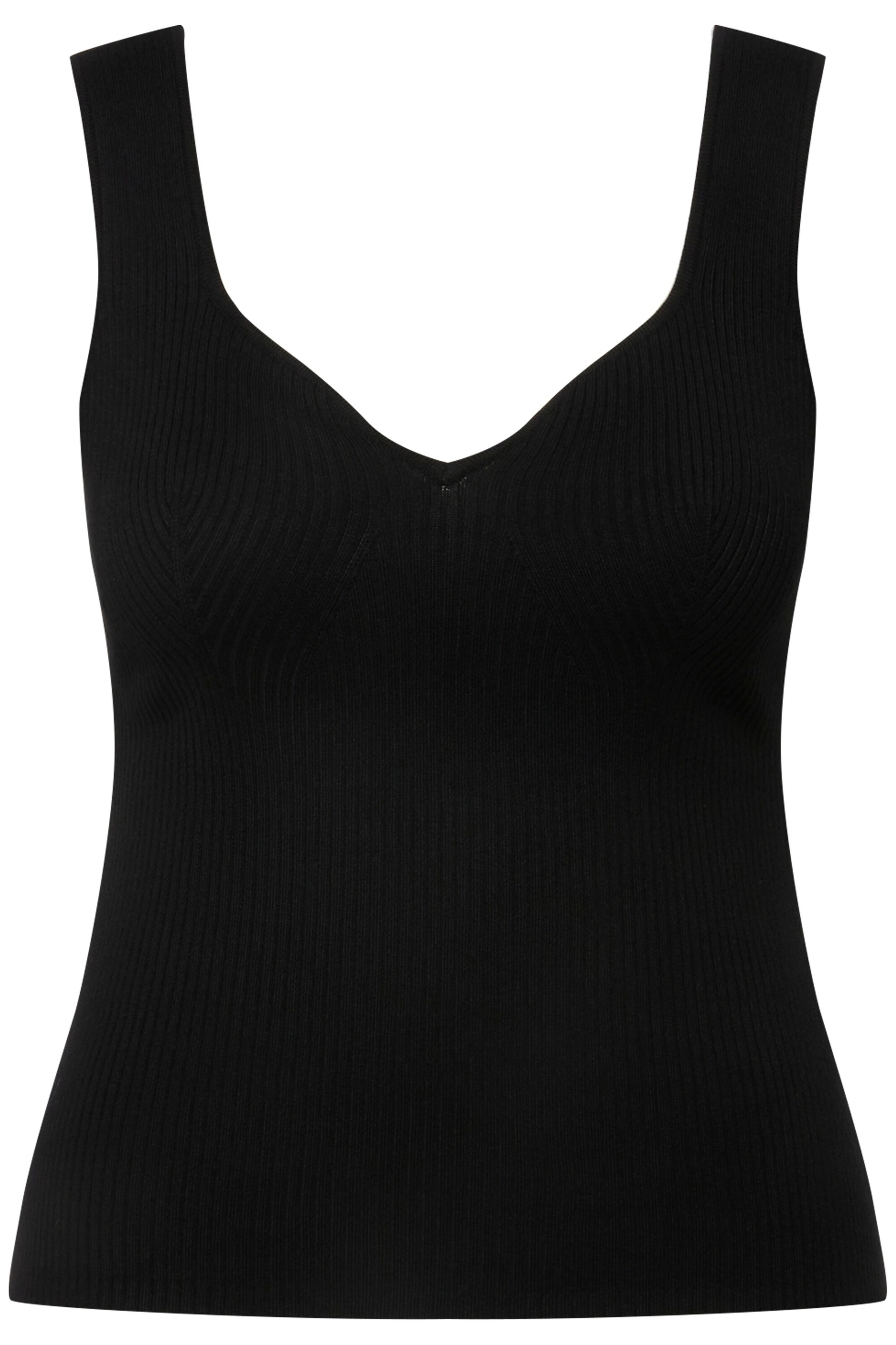 Ulla Popken Top in Black: front