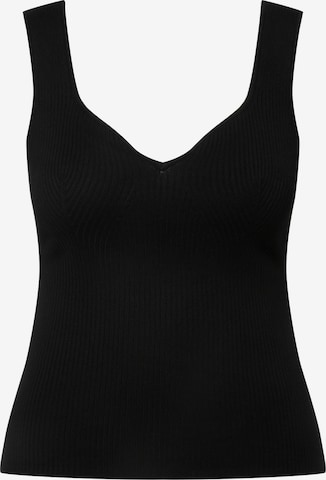 Ulla Popken Top in Black: front