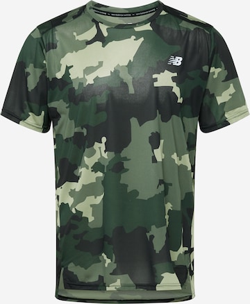 new balance Performance Shirt in Green: front