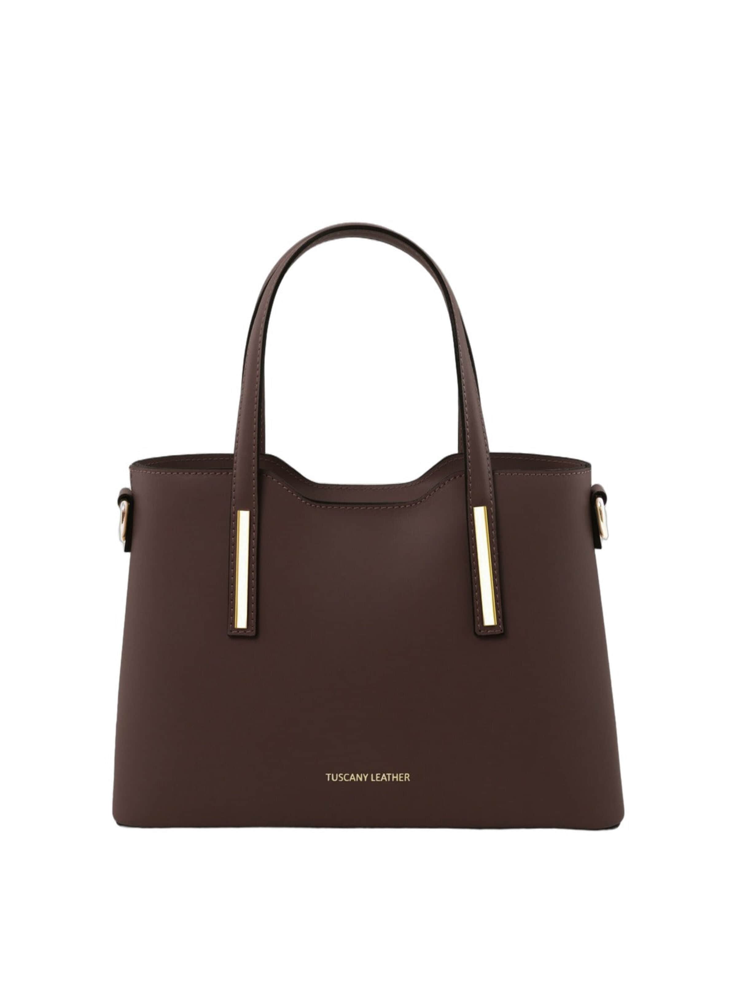 Tuscany Leather Poodlemiskott 'Olimpia', värv pruun: eest vaates