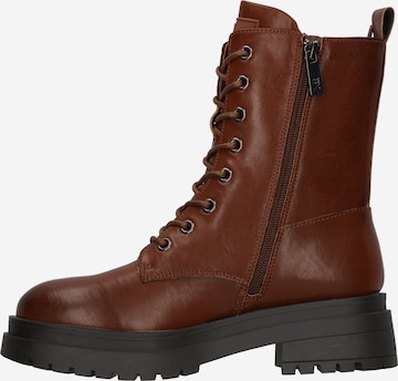 Xti Lace-up bootie in Brown