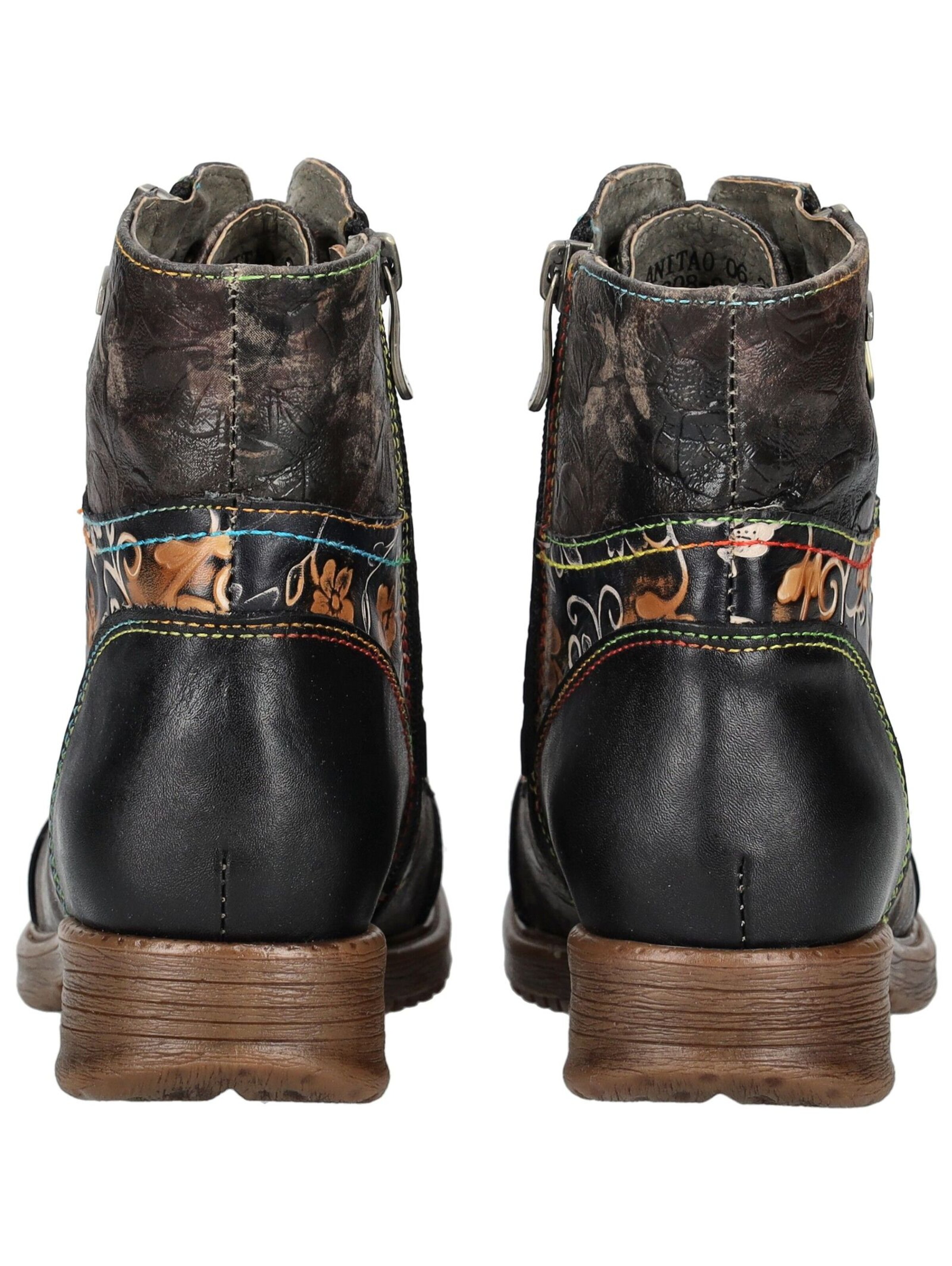 Laura Vita Veterlaarsjes in Zwart