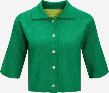 JJXX Knit Cardigan in Green: front