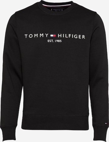 TOMMY HILFIGER Sweatshirt in Black: front