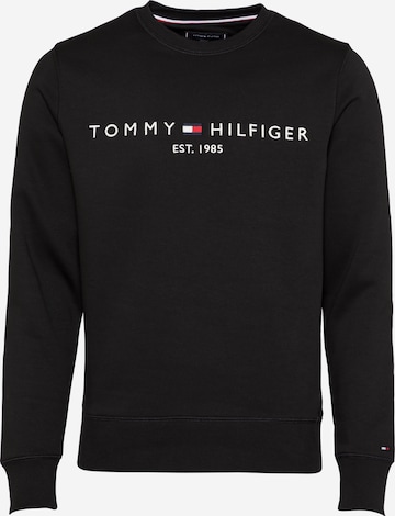 TOMMY HILFIGER Tréning póló - fekete: elől