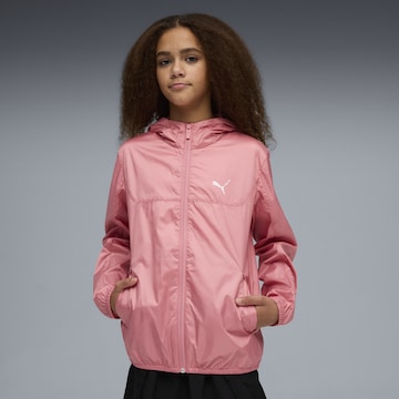 PUMA Sportjas 'Essential' in Roze: voorkant