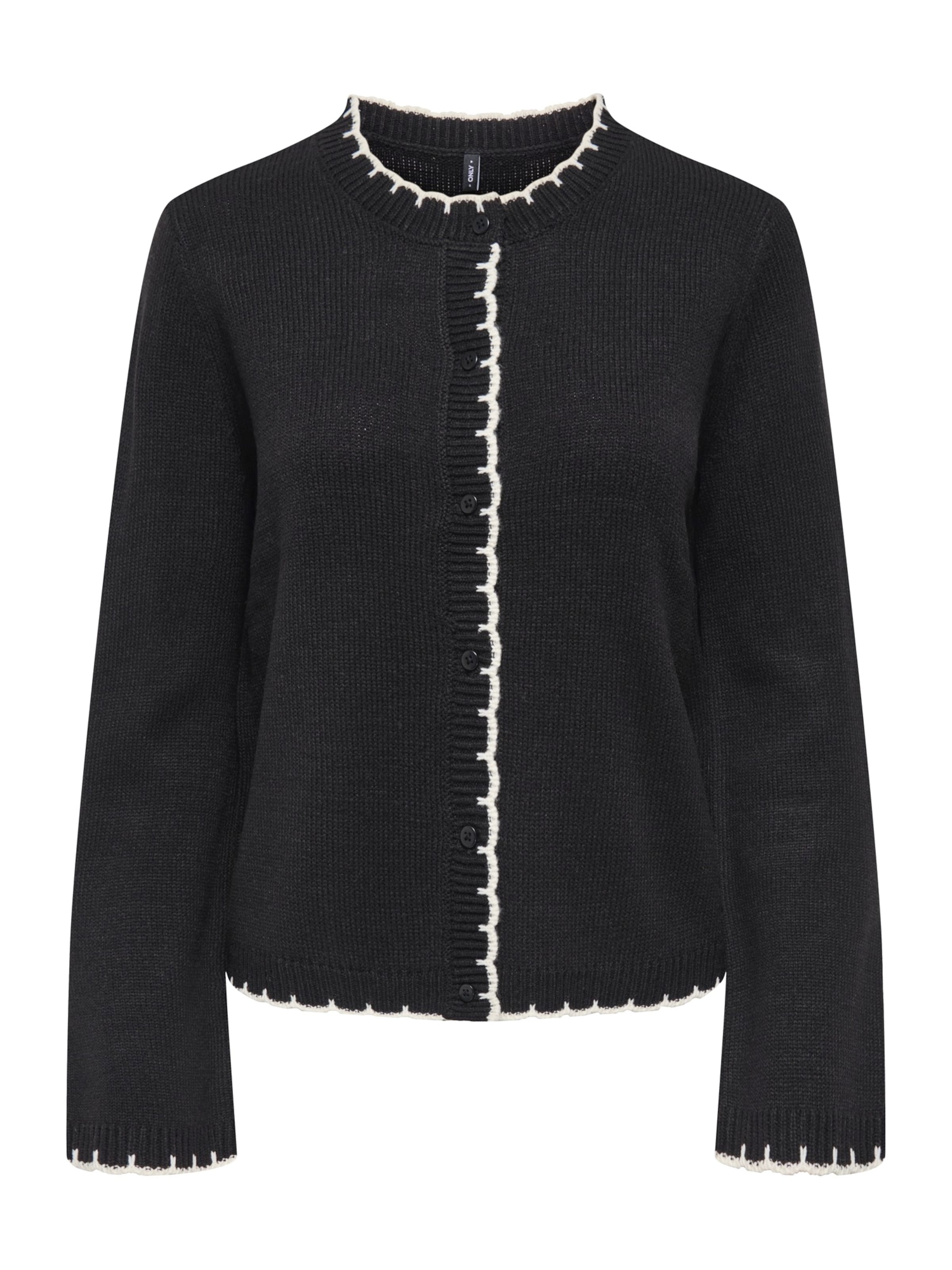 ONLY Kardigan 'ONLLINN' - krémová / černá, Produkt