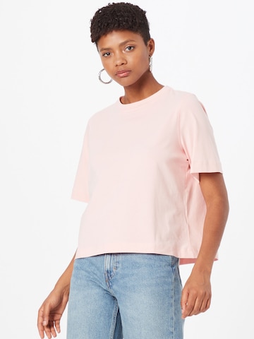 WEEKDAY T-Shirt 'Trish' in Pink: predná strana