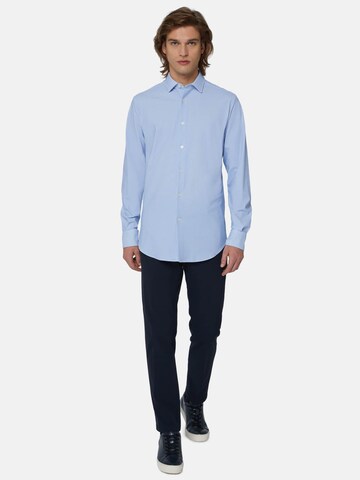 Boggi Milano Regular fit Button Up Shirt in Blue