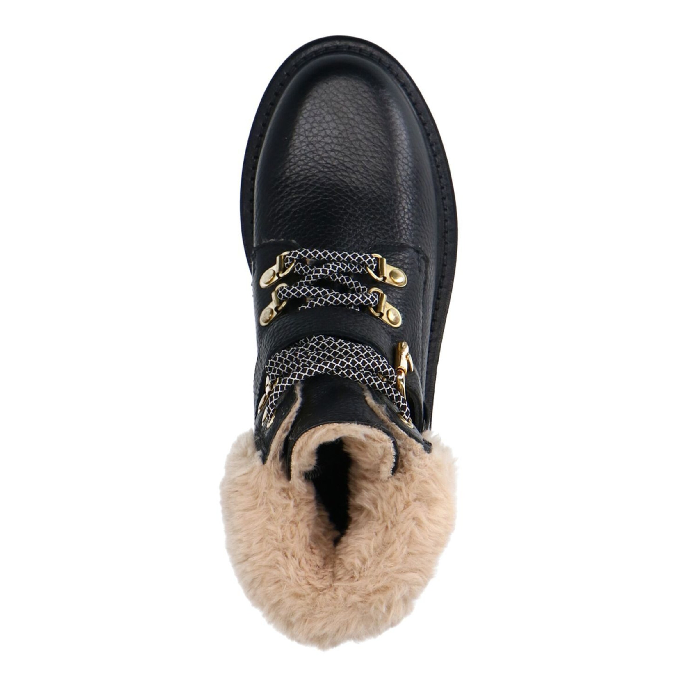 SACHA Schnürstiefelette in Schwarz