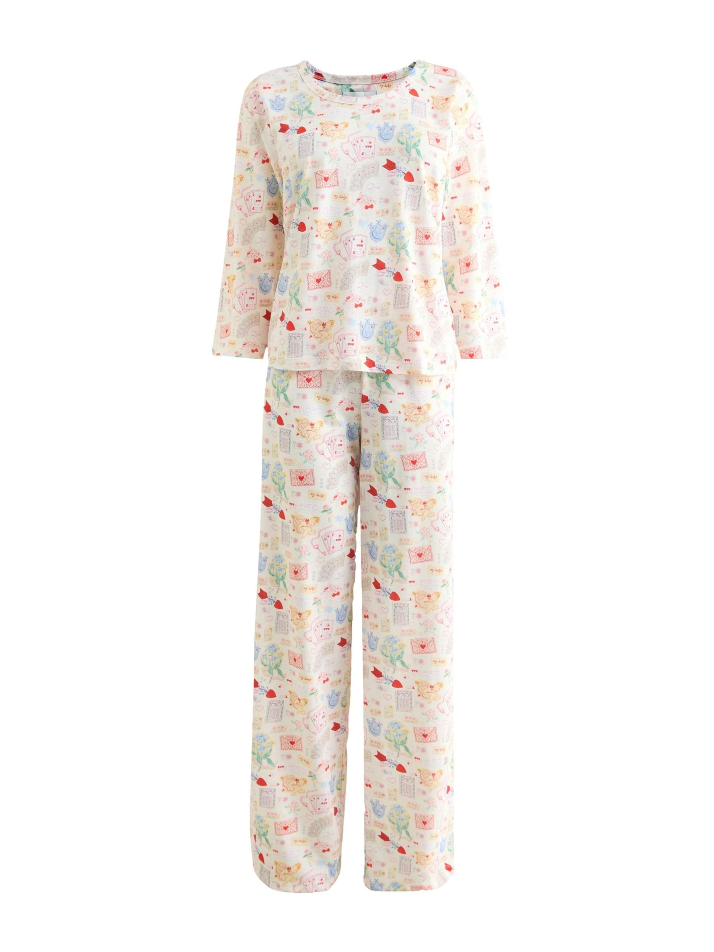 Cath Kidston Pyjama in Weiß: Vorderseite