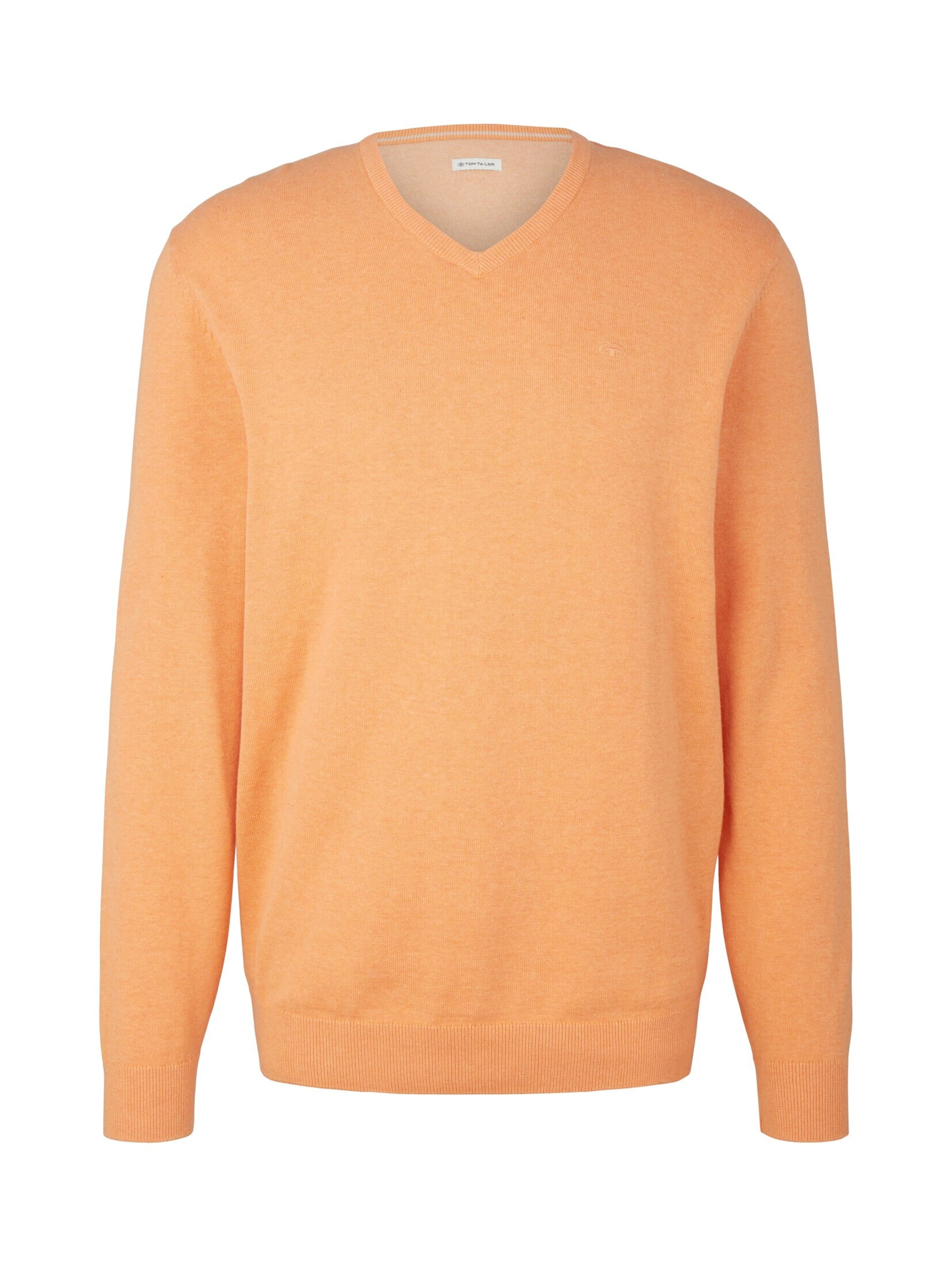 TOM TAILOR Regular fit Trui in Oranje: voorkant