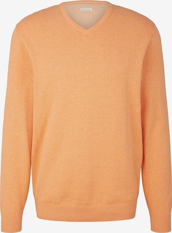 TOM TAILOR Regular fit Sweater in Orange: front