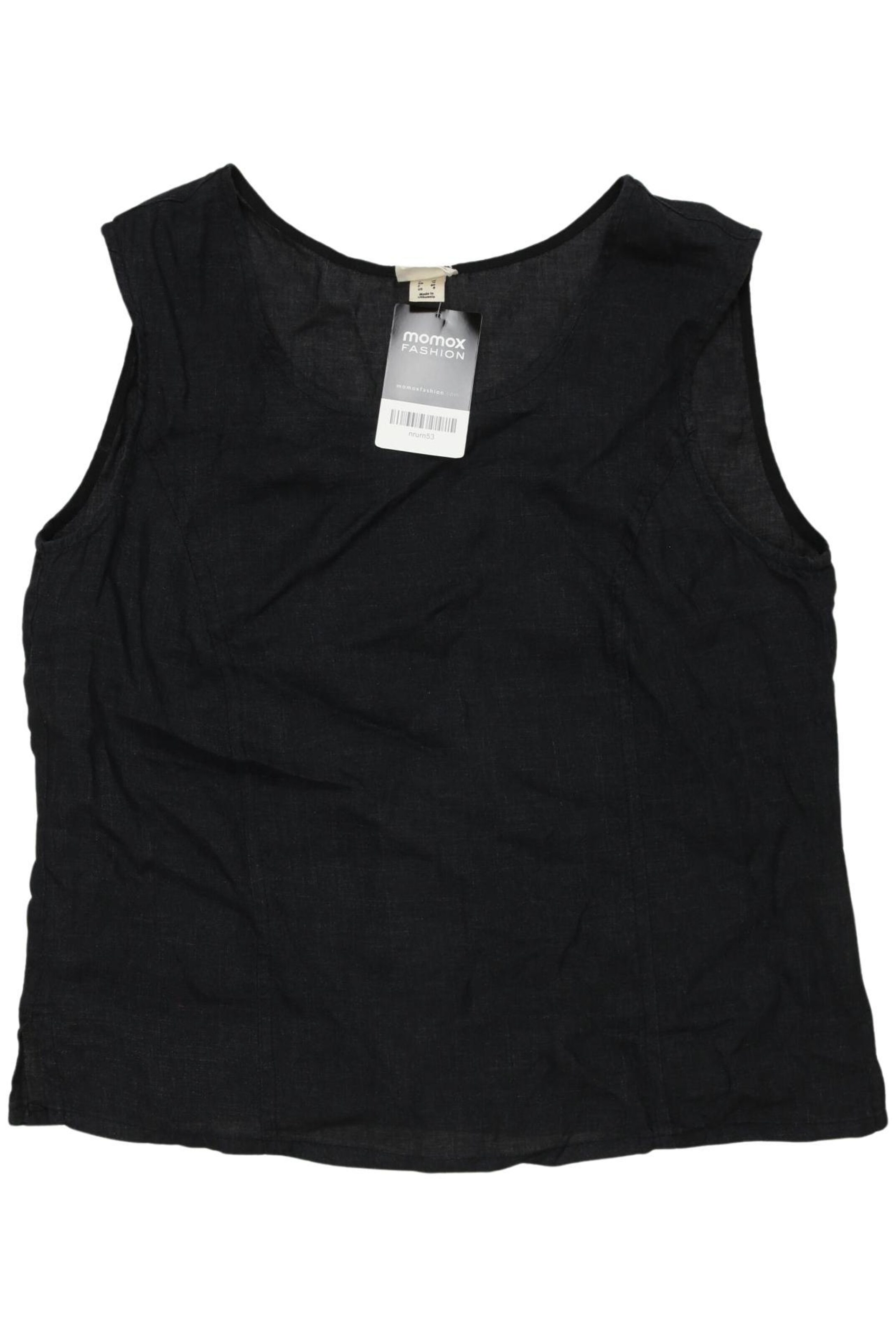 hessnatur Top & Shirt in M in Black: front