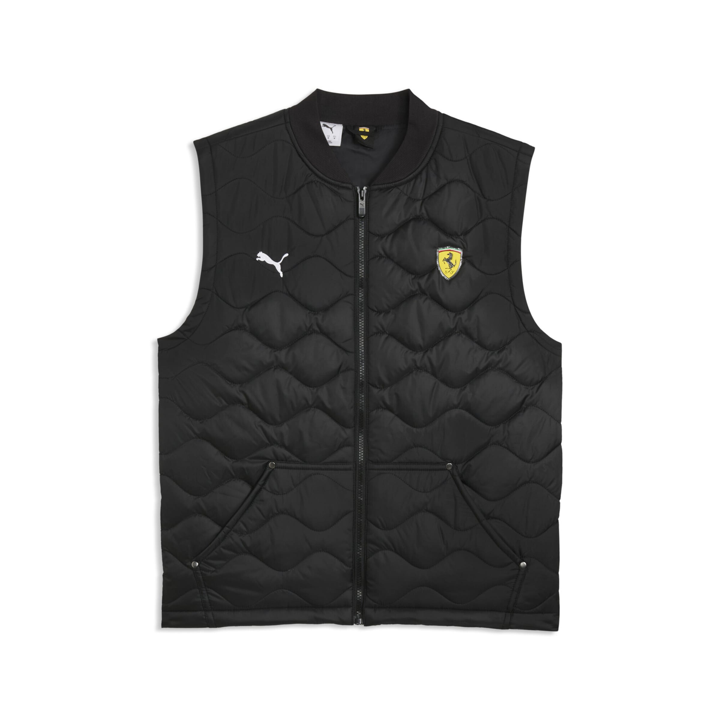 PUMA Gilet en S en noir, Vue avec produit