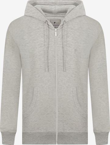 DENIM CULTURE Sweat jacket 'PEDRO' in Grey: front