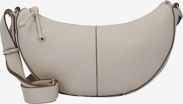 TOM TAILOR DENIM Schoudertas 'Neda' in Beige: voorkant