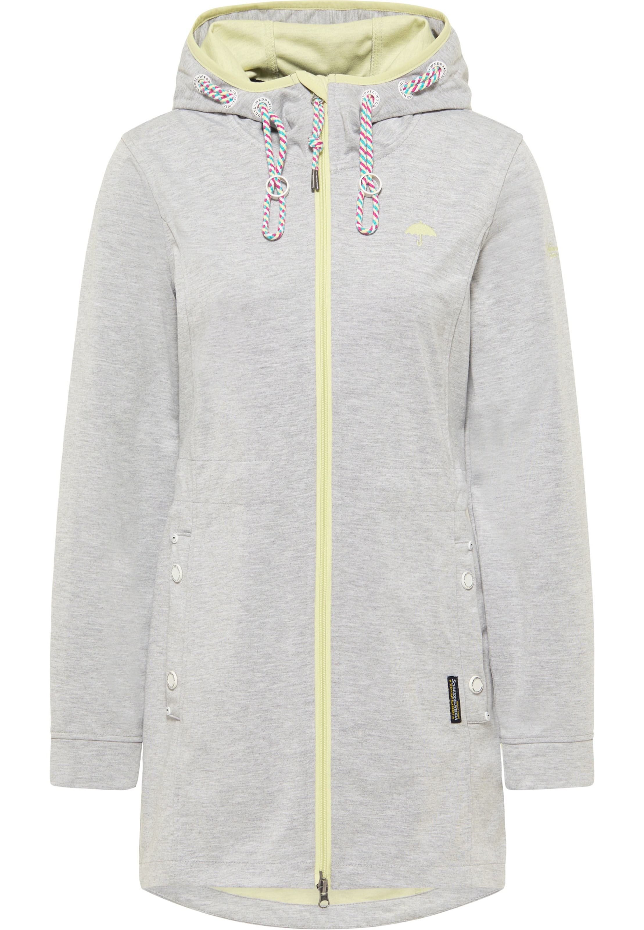 Schmuddelwedda Sweatjacka i grå: framsida