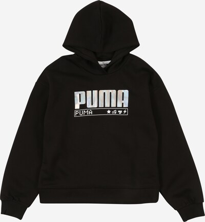 PUMA Hoodie in schwarz / weiß, Produktansicht