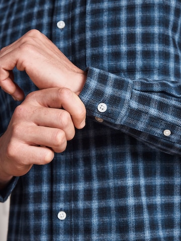 Next Regular Fit Hemd in Blau